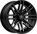 M40 14X7 4X110.00 SATIN BLACK W/ TI