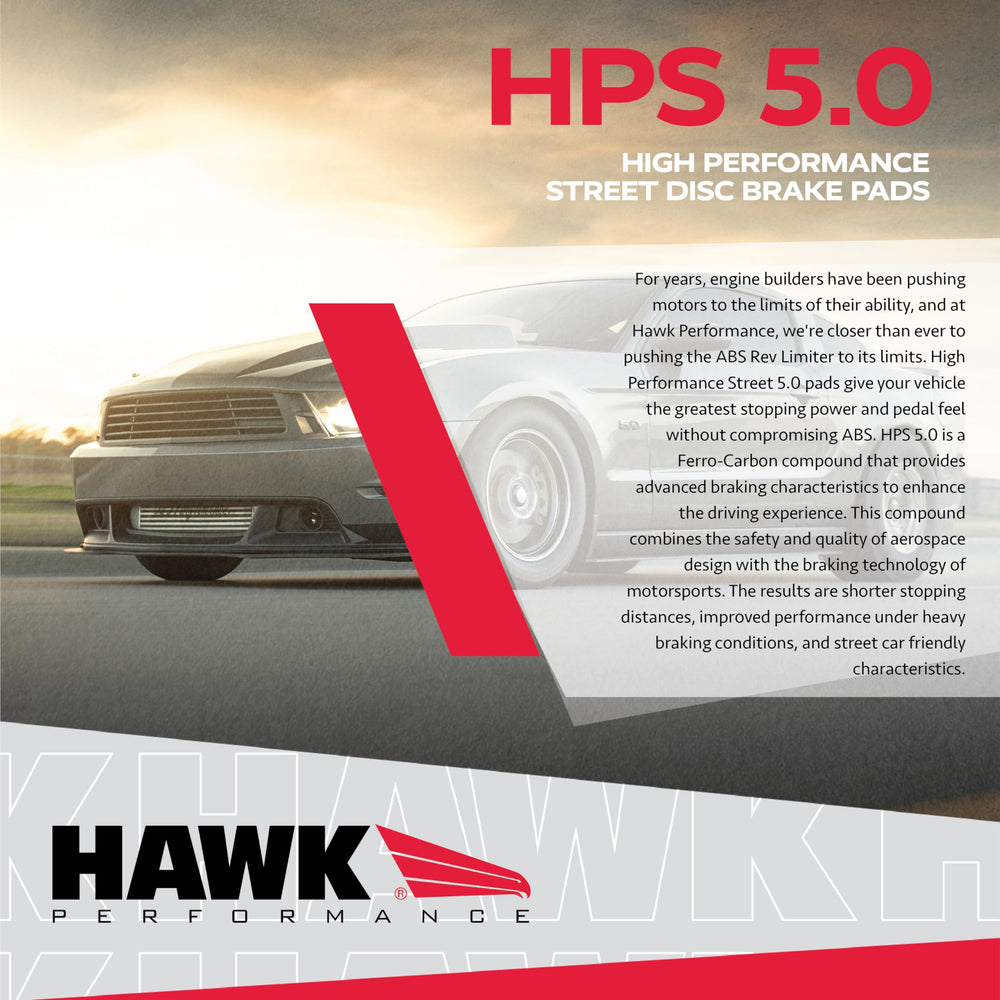 HPS 5.0 STREET BRAKE PADS