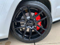 R1 18-21 Ford Expedition Rear Left Drilled Black Brake Rotor