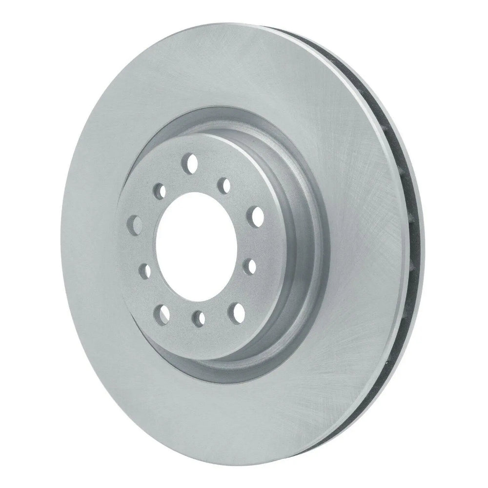 R1 01-06 BMW M3 Left Front Drilled Black Brake Rotor