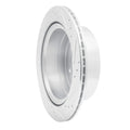 R1 15-17 Mitsubishi Montero Limited (Mexico) Rear Left Drilled & Slotted Silver Brake Rotor