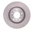R1 01-06 BMW M3 Right Front Drilled Black Brake Rotor