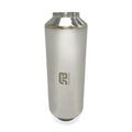 Stainless Bros 2.5in SS304 Lightweight Race Muffler 17in OAL - Polish Finish