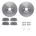 R1 Concepts Brake Rotor- Blank with Optimum Oe Pads Hdw Fits Lexus ES250