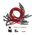 Super Conductor Spark Plug Wire Set Chevy 454 75-On Hei For Use On Chevy 454 '75-On, Hei, Red Jacket MSD Ignition