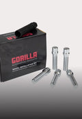 12MM X 1.50RED ALUMINUM RACING LUG NUTS SMALL DIA CLAMSELL KIT (20 LUGS & 1 KEY