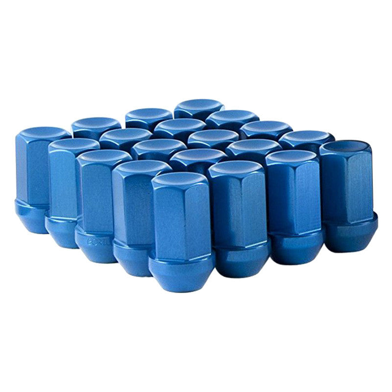 Gorilla Aluminum Closed End Blue Lug Nuts 12x1.50 Universal