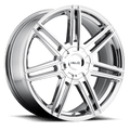 HE844 18X8 5X4.5/5.0 G-BLK W/ ACCENTS 40MM