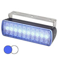 LED FLOODLIGHT - WHITE+BLUE - BLACK