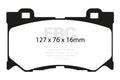 EBC 08-15 Infiniti G37 3.7 Bluestuff Front Brake Pads