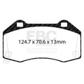 EBC 2016+ Mazda Miata MX-5 / 17-20 Fiat 124 Spider Abarth Yellowstuff Front Brake Pads