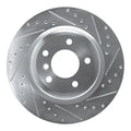 R1 06-15 BMW 330i Rear Right Drilled & Slotted Geoperformance Rotor