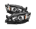 SPYDER headlights close-up