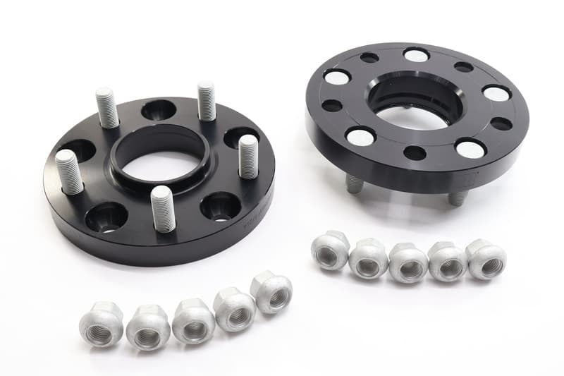 H&R Trak+ 21mm DRM Wheel Spacer 5/130 Center Bore 71.6 Stud Thread 14x1.5 - Black