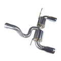 Injen axle-back exhaust close-up