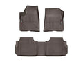 WeatherTech Cocoa Front and Rear Floorliners Fits -20-23 Acadia Acadia Denali 471080-1-2
