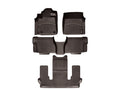 WeatherTech Cocoa Front and Rear Floorliners Fits -20-15 Sequoia 474081-470934
