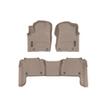 WeatherTech Tan Front and Rear Floorliners Fits -20-24 QX80 451502-1-2