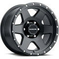 Aluminum Wheels 18x8 Boost 946B Satin Black 6 Spoke 35 Offset 5 on 110 Bolt Pattern 72.62 Bore Raceline
