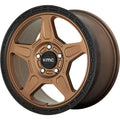 ~(29 lbs. 20X20X11)~ ALPINE 17x8 5x120.00 MATTE BRONZE W/ BLACK LIP (38 mm)