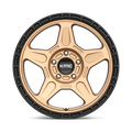 ~(29 lbs. 20X20X11)~ ALPINE 17x8 5x120.00 MATTE BRONZE W/ BLACK LIP (38 mm)