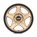 ~(29 lbs. 20X20X11)~ ALPINE 17x8 5x120.00 MATTE BRONZE W/ BLACK LIP (38 mm)