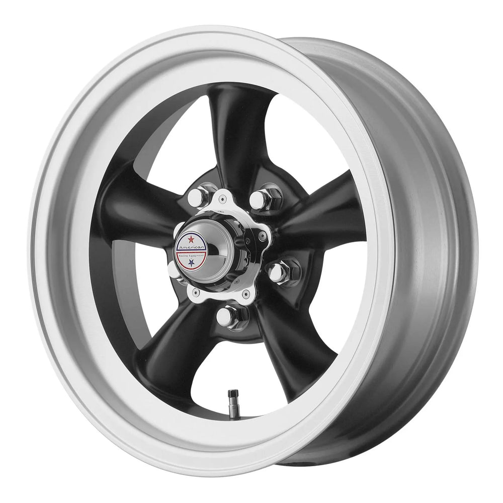 AMERICAN RACING VINTAGE VN105D 15X7 5X5.0 S-BLK MACH -6MM - VN1055773B