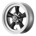 AMERICAN RACING VINTAGE VN105D 15X7 5X5.0 S-BLK MACH -6MM - VN1055773B