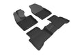 3D MAXider 2023 Toyota Prius Kagu Black Floor Mat - Row 1/2