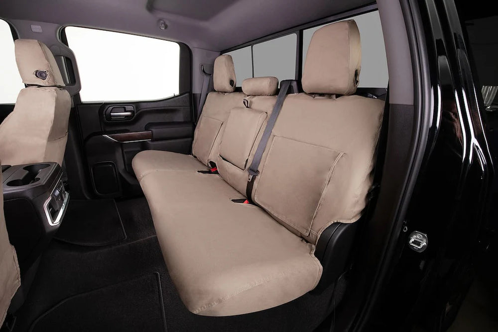 CUSTOM SEAT SAVER THIRD ROW POLYCOTTON TAUPE