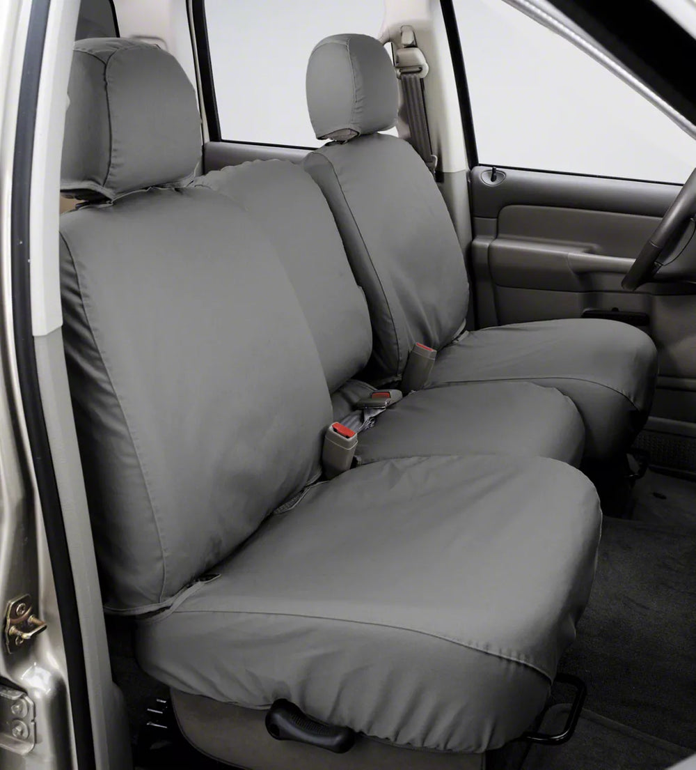 CUSTOM SEAT SAVER SECOND ROW POLYCOTTON GREY