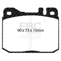 ~(4.5 lbs. 5X3X3)~ EBC Brakes Bluestuff Street and Track Day Brake Pads