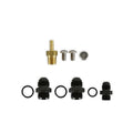 HOLLEY EFI BILLET BYPASS FUEL PRESSURE REGULATOR KIT 1590 PSI 8AN BOOST GAUG