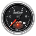 Autometer Sport-Comp II 2-1/16in Digital Voltmeter Gauge - 18V
