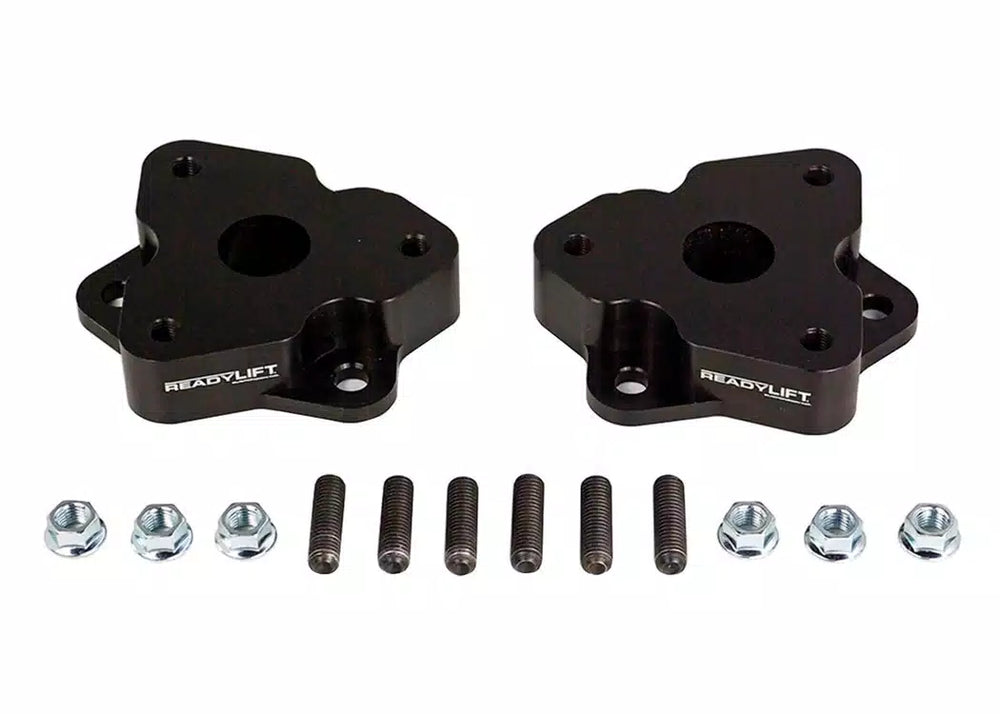 RLS - 2 Leveling Kit T6 Billet Black without Shocks Fits Dodge Ram 1500 2006-2018
