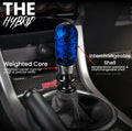 Billetworkz Candy Red Leather Fusion Weighted Shift Knob - Fits Subaru WRX 2002-14 / All Other 5-Speed Subaru