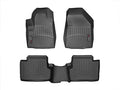 WeatherTech 14+ Jeep Cherokee Front and Rear Floorliners - Black