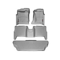 WeatherTech 01-03 Dodge Durango Front and Rear Floorliners - Grey