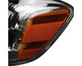 05-07 SEQUOIA LED BAR HEADLIGHT CORNER LIGHT COMBO MATTE BLACK HOUSING AND CLEAR LENS WITH SEQUENTIAL TURN SIGNAL - USES STOCK BULBS