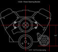 PWR STR BKT BB SWP W/PULLEY V-GRV