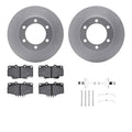 DFC 95-04 Toyota Tacoma Front Geospec Rotors with 5000 Advanced Brake Pads w/Hardware