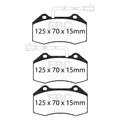 EBC 14-20 Alfa Romeo 4C 1.8T Bluestuff Front Brake Pads