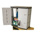 FASTTRACK WALL DOUBLE DOOR GARAGE STORAGE RESIN CABINET GRAY