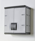 FASTTRACK WALL DOUBLE DOOR GARAGE STORAGE RESIN CABINET GRAY