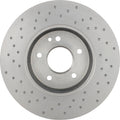 Brembo 98-03 Mercedes-Benz CLK320/99-03 CLK430 Front Premium Xtra Cross Drilled UV Coated Rotor