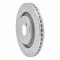 DFC 08-14 Chrysler 200 Front Right Drilled & Slotted Silver Brake Rotor