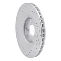 DFC 08-14 Chrysler 200 Front Right Drilled & Slotted Silver Brake Rotor