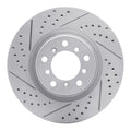 DFC 01-06 BMW M3 Right Front Drilled & Slotted Geoperformance Rotor