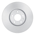R1 10-18 BMW 650I Convertible Right Front Drilled & Slotted Silver Brake Rotor