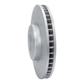 R1 10-18 BMW 650I Convertible Right Front Drilled & Slotted Silver Brake Rotor